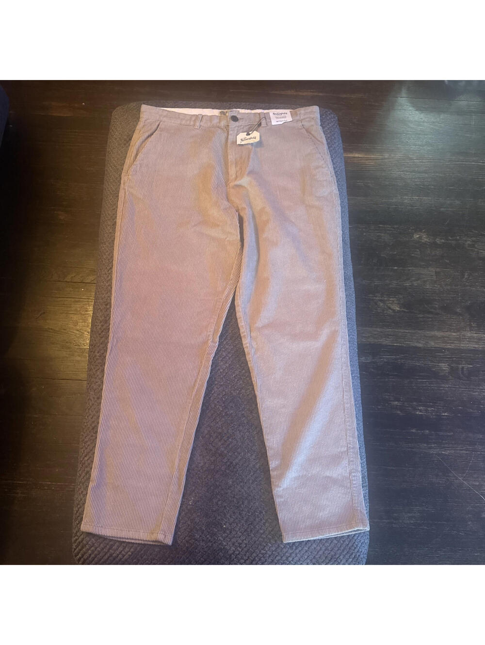 The Stronghold Venice Corduroy Men’s Pants Waist 38 Leg 32 Tan Relax Tapered NWT